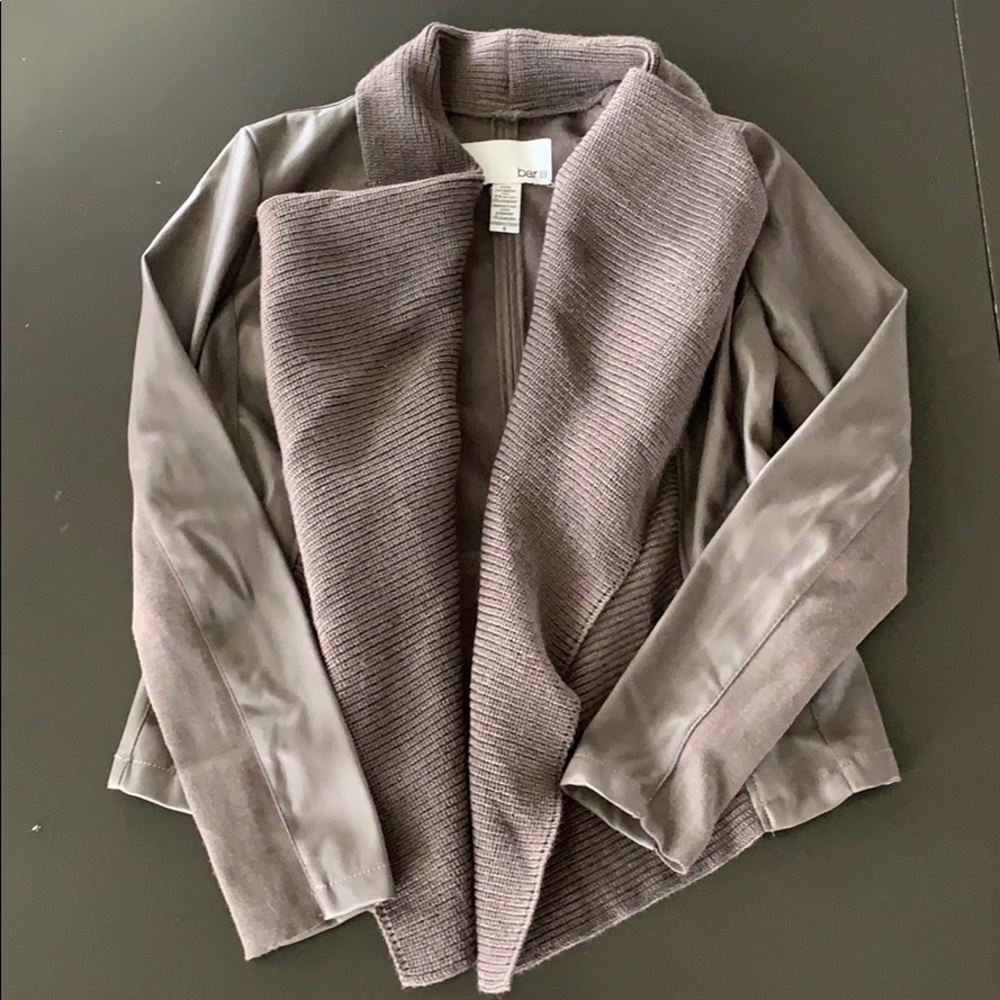 Bar III Gray Moto Jacket 🏍️